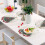 Tischsets mit Weihnachtsbaumstern, rund, 6er-Set 6