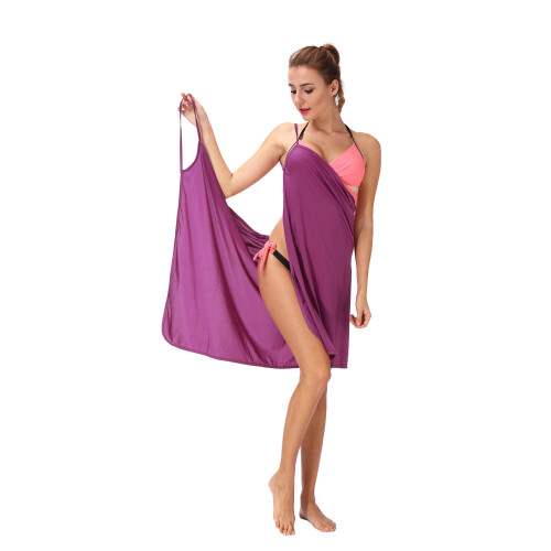 Women's Beach Cover Up Dress – Spaghetti Strap Backless