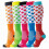 Women's Compression Socks Knee-High 5 Pairs S/M 1
