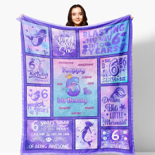 Couverture douce 127 x 152 cm pour la décoration de la chambre d'enfant