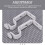Curtain Rod Bracket No-Drill White 2 Pairs 7