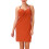 Dames strandjurk met bloemenprint, V-hals, mini-wikkelmodel 1