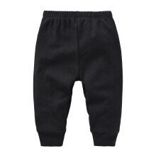 Pantalon enfant uni noir basique décontracté 0-1 an 9M