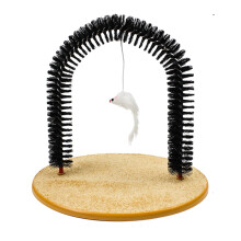 Cat Grooming Arch Self-Scratching Massaging Post for