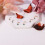 CZ nose studs gold plated 6 pcs 20G 4