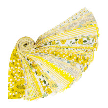 Cotton quilting fabric floral print 2-pack
