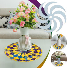 Acrylic Ruler Template for Table Mats 15 Inch Multicolor