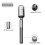 SDS Max To SDS  Adapter, Drill Chuck Conversion Tool for SDS Max Hammers Impact Drill Converter Quick Tool Silver 2