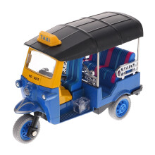 Pull-Back Tricycle Toy ABS Blue 1 Pack