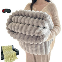 Pickelect Flannel Milk Velvet Blanket Double-Sided Thick