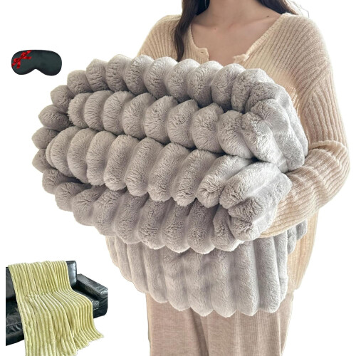 Pickelect Flannel Milk Velvet Blanket Double-Sided Thick