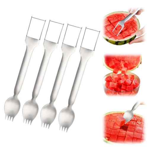 Watermelon Fork Slicer Stainless Steel 1 Piece