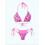 Women's Leopard Print Bikini Set with Removable Pads and 3