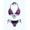 Women's Leopard Print Bikini Set with Removable Pads and 4