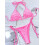 Women's Leopard Print Bikini Set with Removable Pads and 6