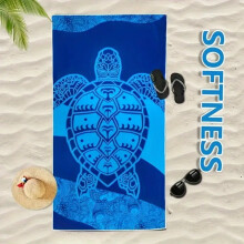 Beach Towel Double-Sided Velvet Ultra-Fine Fiber