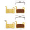 Bicycle Disc Brake Pads Sleek Design 2 Sets 1