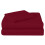 Burgundy California King Wool Bed Set 4-Piece 1
