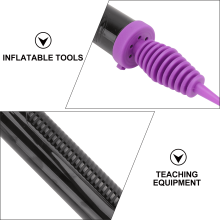 Portable Manual Balloon Inflator 2 Pcs Purple