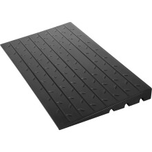Rubber Threshold Ramp Heavy Duty 2.6 in Rise 2200 lb