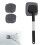 Car Window Cleaner Tool with Microfiber Pads and Extendable 1