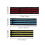 Tension Band Assorted Color 3 pcs 11.8 x 25.2 in 7
