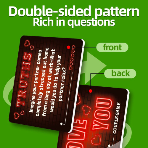 Conversation Cards for Couples Date Night 50 Cards 2