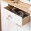 Dresser Knobs Round Wooden 4 pcs 35 mm 4