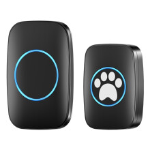 Wireless Doorbell Kit for Front and Rear Doors 1000 ft