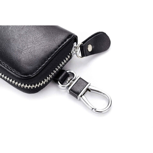 Mini Leather Car Key Case with Zipper 5 Colors 1