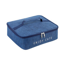 Sac isotherme bleu portable pour plats à four