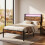 Levede Single Bed Frame Platform Storage Headboard Charging Station LED Lights 1