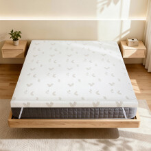 Lavio Mattress Topper Memory Foam Super King Dual