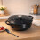 Toque Cast Iron Enameled Dutch Oven Bread Baking Casserole Pot Self-Basting Lid 1