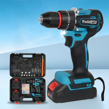 Traderight 96pc 21V Brushless Drill Driver Set