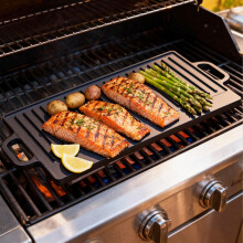 Toque Reversible Cast Iron Griddle Plate