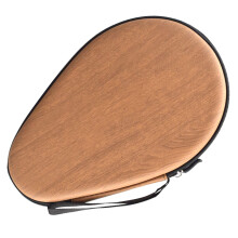 Pingpong Paddles Cover Case Protective Table Tennis-Wood Grain