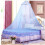 White Round Lace Insect Bed Canopy Dome Mosquito Net 1