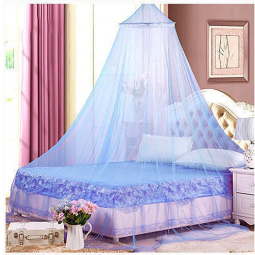 White Round Lace Insect Bed Canopy Dome Mosquito Net