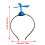 Bamboe Copter Haarband Windmolen-Gemengde kleuren 5 stuks 4
