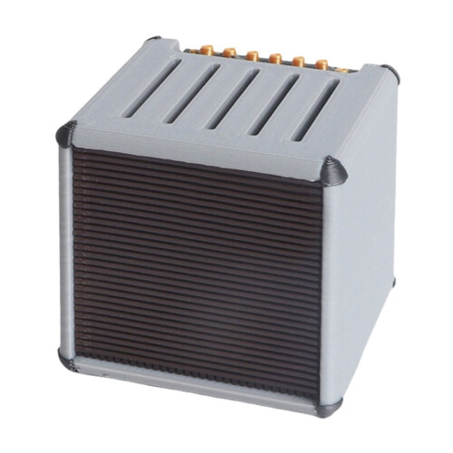 Guitar Pick Storage Box Amplifier Design 3D Printed