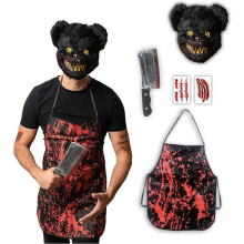 Sini Costumi Uomo Orso Spaventoso na Halloween Przebranie Horror One Size — traje terror adulto