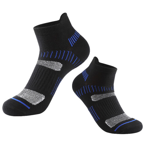 Men's Wool Thermal Socks Sweat-Absorbing Grip Black One Size