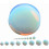 Opalite Moonstone Black Stone Double Flared Ear Plugs 4