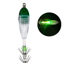 Night Fishing Lures Length Squid Shrimp Light Lures Squid-Green