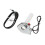 Motorcycle Twist Throttle Grip with Cable Silver 1