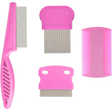 Pet Grooming Kit Stainless Steel 4-in-1 Combs