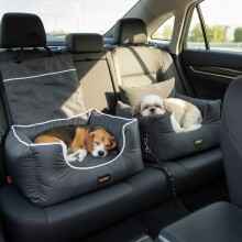 (Comfort Version L/80x55x30cm) Skylos Pet Car Seat Dog Booster Mat Portable