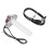 Motorcycle Twist Throttle Grip with Cable Silver 2
