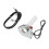 Motorcycle Twist Throttle Grip with Cable Silver 4